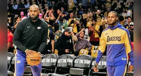 Imagem ilustrativa da notícia LeBron é o primeiro jogador a atuar ao lado do filho na NBA