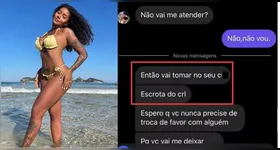 Agressão de Giovanna contra Patricia