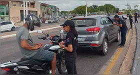 As ações ocorreram na avenida João Paulo II, em frente ao Parque Estadual do Utinga