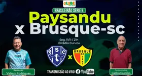 Paysandu e Brusque fazem jogo decisivo na Curuzu, em Belém (PA).