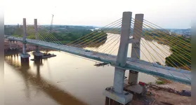 Na última segunda-feira (23), foram finalizados os trabalhos de sinalização da ponte - última etapa do projeto antes de inauguração da ponte