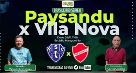 Paysandu e Vila Nova se despedem da temporada 2024 no Mangueirão