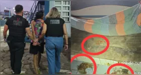 Os policiais encontraram uma adolescente não-verbal, de 16 anos, com sinais aparentes de deficiência intelectual, em situação de grave risco e maus-tratos.