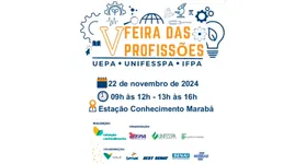 O evento será realizado na Estação Conhecimento Marabá, no núcleo São Félix, das 9h às 16h, com entrada gratuita.