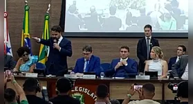 Durante a cerimônia de posse, o prefeito eleito Toni Cunha reafirmou seu compromisso com a cidade e destacou a importância de uma gestão voltada para o desenvolvimento de Marabá.