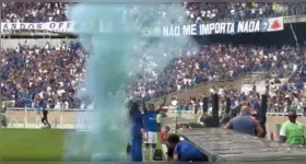 Recepção da torcida do Cruzeiro a Dudu no Mineirão