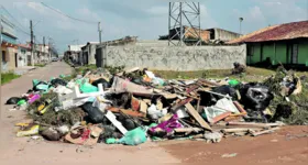 Nos bairros da Cidade Nova e do Paar, moradores reclamam que a coleta tem piorado todos os dias