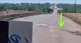 Vídeo antes de ponte desabar no Maranhão