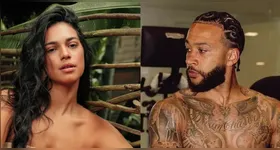 Memphis Depay e Alane Dias trocam likes e rumores de romance nas redes sociais.