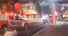 Policiais militares estiveram em peso no bairro do Jurunas em Belém (PA)