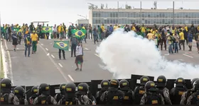 Ele se filmou em cima da torre do Congresso Nacional durante o atentado de 2023