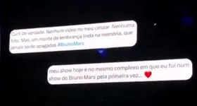 Homenagem mostrou tweets antigos da cantora falando sobre Mars