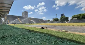 O estádio do Baenão passa por revitalização para receber elenco do Clube do Remo em 2025.