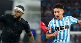 Memphis Depay, que deve ser titular contra o Racing, terá pela frente o lateral-direito uruguaio Gaston Martirena.