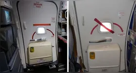 Saiba o motivo de fitas vermelhas serem coladas na porta do avião