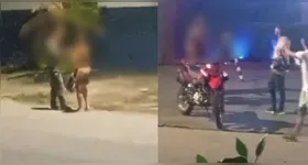 Muita confusão na porta de um motel em Icoaraci.