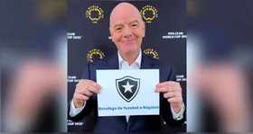 Presidente da FIFA, Gianni Infantino, parabenizou a conquista do Botafogo na Libertadores e entrada do Glorioso no novo Mundial de Clubes.