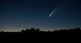 O "cometa do século" foi visto mais perto da Terra no dia 14 de outubro.