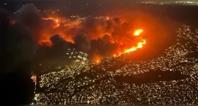 4 incêndios de grande proporções foram registrados em Los Angeles, entre terça (07) e quarta (08).