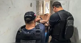 O suspeito da tentativa de feminicídio estava escondido no bairro da Cabanagem, em Belém. Ele foi encaminhado so Sistema Penitenciário Estadual.