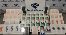 A Receita Federal realiza leilão eletrônico com iPhones 14 Pro Max a partir de R$ 800 e lote com R$ 2 milhões em relógios.