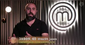 Jason chegou a ser um dos favoritos do MasterChef Brasil antes de ser eliminado no TOP 5