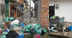 Lixo acumulado pelas ruas da Jaderlândia, em Ananindeua, faz parte do cenário de abandono enfrentado pelos moradores do município