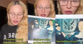 Madonna compartilhou "mensagem de Natal" nas redes sociais