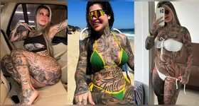 Leticia Desiree virou notícia após aparência por conta das suas tatuagens.