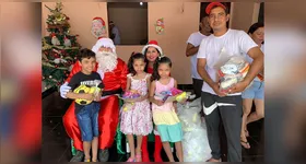 Amigos se reúnem para mais uma edição do projeto Natal Solidário dos Amigos da 41, em Ananindeua, Região Metropolitana de Belém.