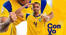 Thiaguinho foi convocado pela primeira vez para a seleção brasileira e figura entre os 10 melhores jogadores jovens de futsal do mundo.