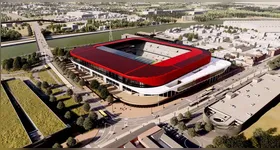 Projeto do estádio do Flamengo.