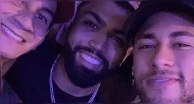 Ganso, Gabigol e Neymar estiveram juntos em dezembro de 2018, durante um show do cantor Thiaguinho na Baixada Santista.