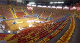 A Arena do Mangueirinho, em Belém (PA), se prepara para sediar a Superliga de Vôlei