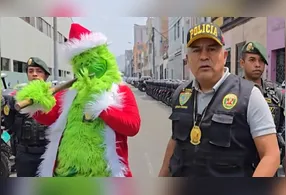 O agente "Grinch" integrou uma operação policial no Peru