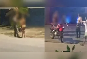 Muita confusão na porta de um motel em Icoaraci.