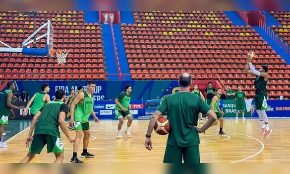 Imagem ilustrativa da imagem Seleção de Basquete faz 2º dia de treino no Mangueirinho