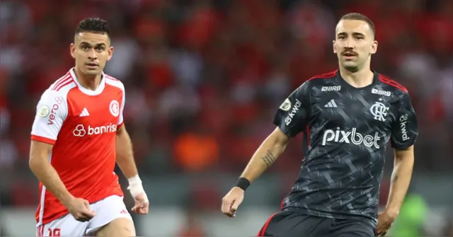 Imagem ilustrativa da notícia Inter e Flamengo empatam com gols estrangeiros
