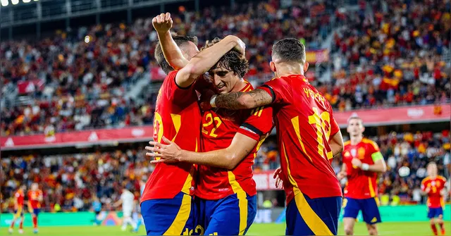 Imagem ilustrativa da notícia Espanha sofre, mas vence a Suíça na Liga das Nações