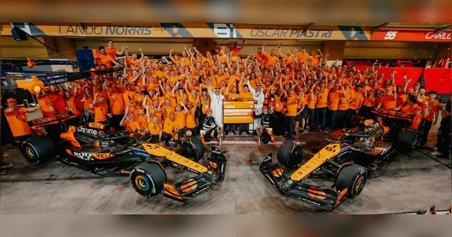 Imagem ilustrativa da notícia Norris vence GP de Abu Dhabi e dá título para Mclaren
