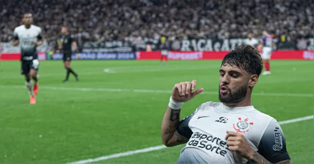 Imagem ilustrativa da notícia Corinthians vence Bahia e está perto da Libertadores