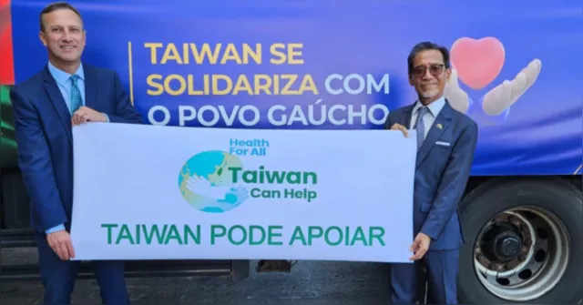Imagem ilustrativa da notícia Taiwan doa mais de R$ 1,5 mi às vítimas no Rio Grande do Sul