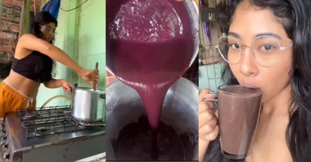 Imagem ilustrativa da notícia Cantora paraense Zaynara ensina receita de mingau de açaí
