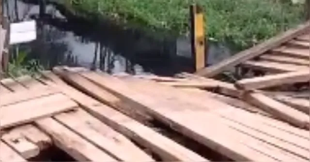 Imagem ilustrativa da notícia Moradores do Tapanã denunciam descaso em ponte