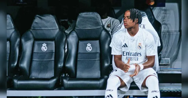 Imagem ilustrativa da notícia Tempo de jogo de Endrick pelo Real Madrid é irrisório. Confira!