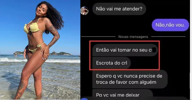 Imagem ilustrativa da notícia Irmã de Gracyanne foi denunciada por xingar trancista