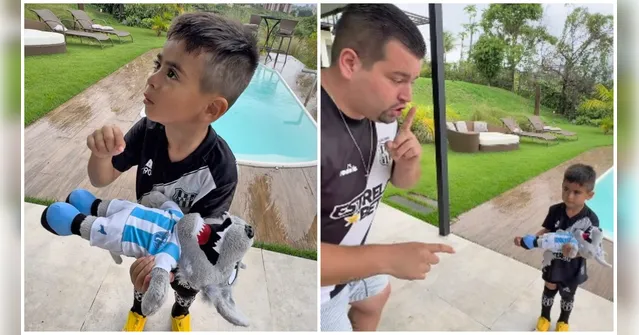 Imagem ilustrativa da notícia Vídeo: torcedor mirim avisou pra Ponte não acordar o "Papão"