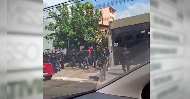 Imagem ilustrativa da notícia Vídeo: quadrilha é presa antes de assalto à loja em Belém