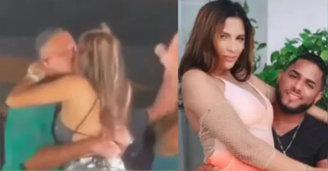 Imagem ilustrativa da notícia Vídeo: mulher sobe em palco, beija cantor e marido pede divórcio