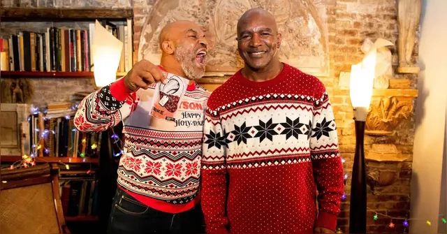 Imagem ilustrativa da notícia Evander Holyfield desafia Mike Tyson para trilogia no boxe